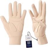 CRS Cross Padded Ice Skating Gloves Figure Skating Fall Protection Glove | Water Resistant Poly-Spandex Gloves. 3 Custom Pads Provide Protection for Skating, Dance, Roller, Cheer. Girls Ladies Sizes