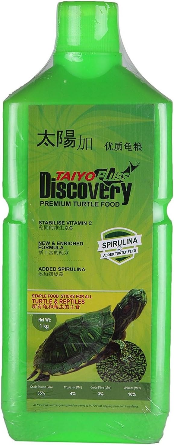 Happie ShopTaiyo Discovery Turtle Food for All Turtles and Other Reptiles, 35.27-Ounce
