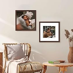 Vittanly 12x12 Picture Frame, Display Pictures 8x8