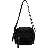 REDSINDA Small Cute Corduroy Crossbody Bag Mini Shoulder Bag Handbags Purse with Zipper Pocket