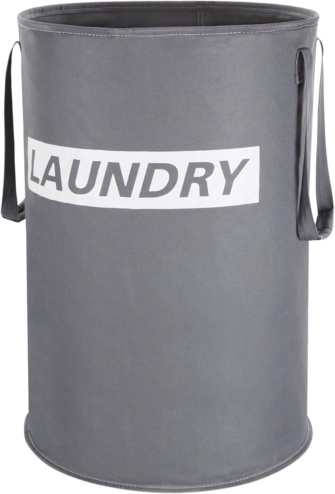 Lifewit 75L freistehender runder Wäschekorb Zusammenklappbare