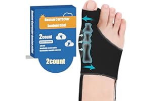 GZSDFOV 2 pcs Bunion Corrector for Women & Men, Non-Slip Big Toe Straightener, Big Toe Alignment Relief, Bunion pain relief, Comfortable & Breathable Day Night Support