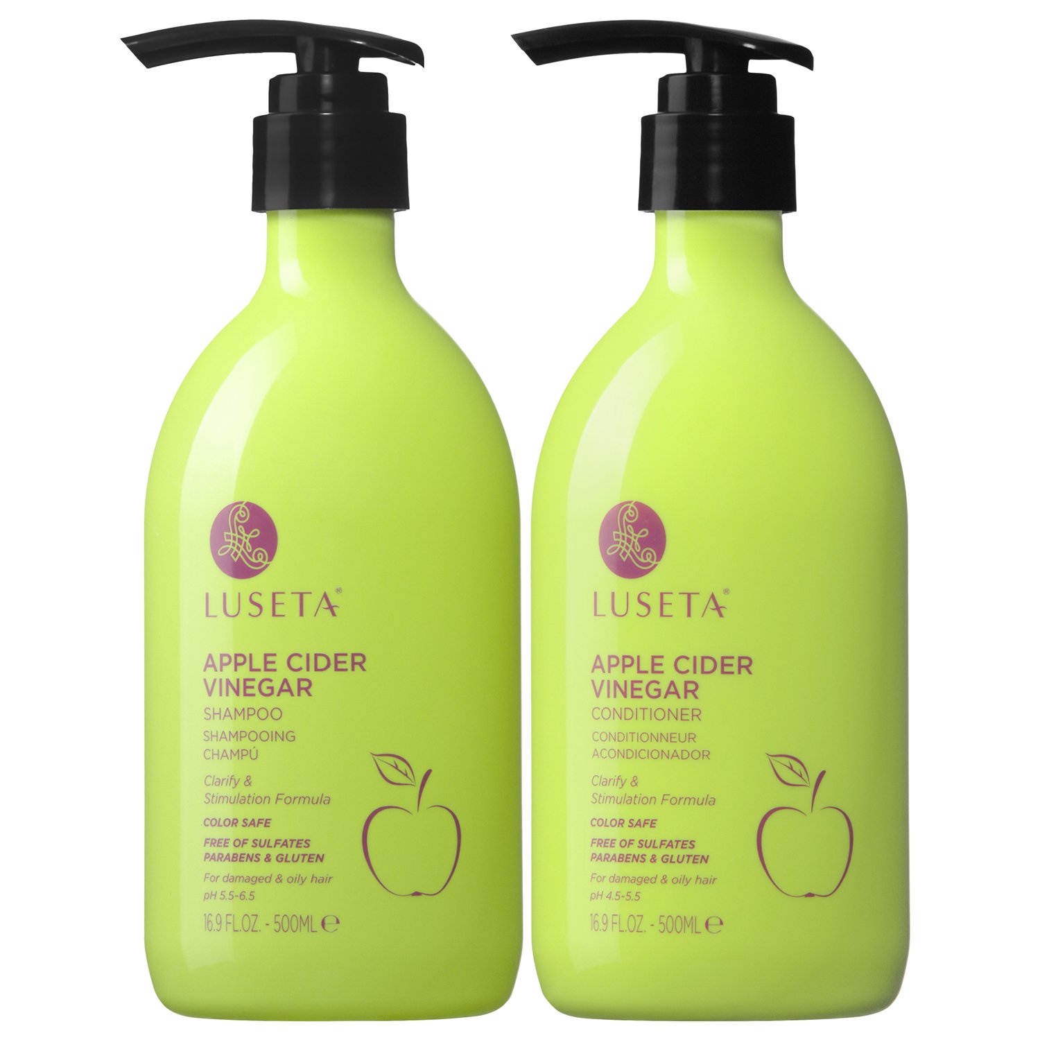 Luseta Coconut Milk Shampoo & Conditioner Set 2, 16.9 oz