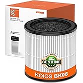 KOIOS BK08 Air Purifier Filter, Official Certified H13 True HEPA Replacement Filter Compatible with BK08 Air Purifier