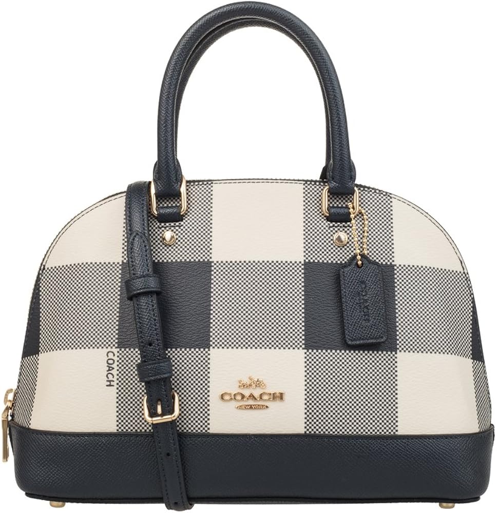 buffalo plaid coach purse