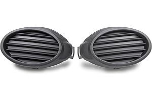 BXZ Front Fog Light Lamp Cover LH RH Pair For Ford Focus 2012 2013 2014 Left Driver Right Passenger Side