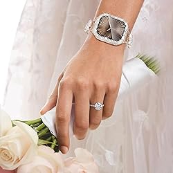 WINGLE 2-in-1 Waterproof Bling Case for Apple Watch