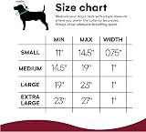 Black Rhino The Comfort Collar Ultra Soft Neoprene Padded Dog Collar XL Burgundy view 3