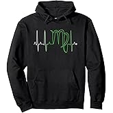 Virgo Astrology Sign ECG August September Birthday Gift Pullover Hoodie