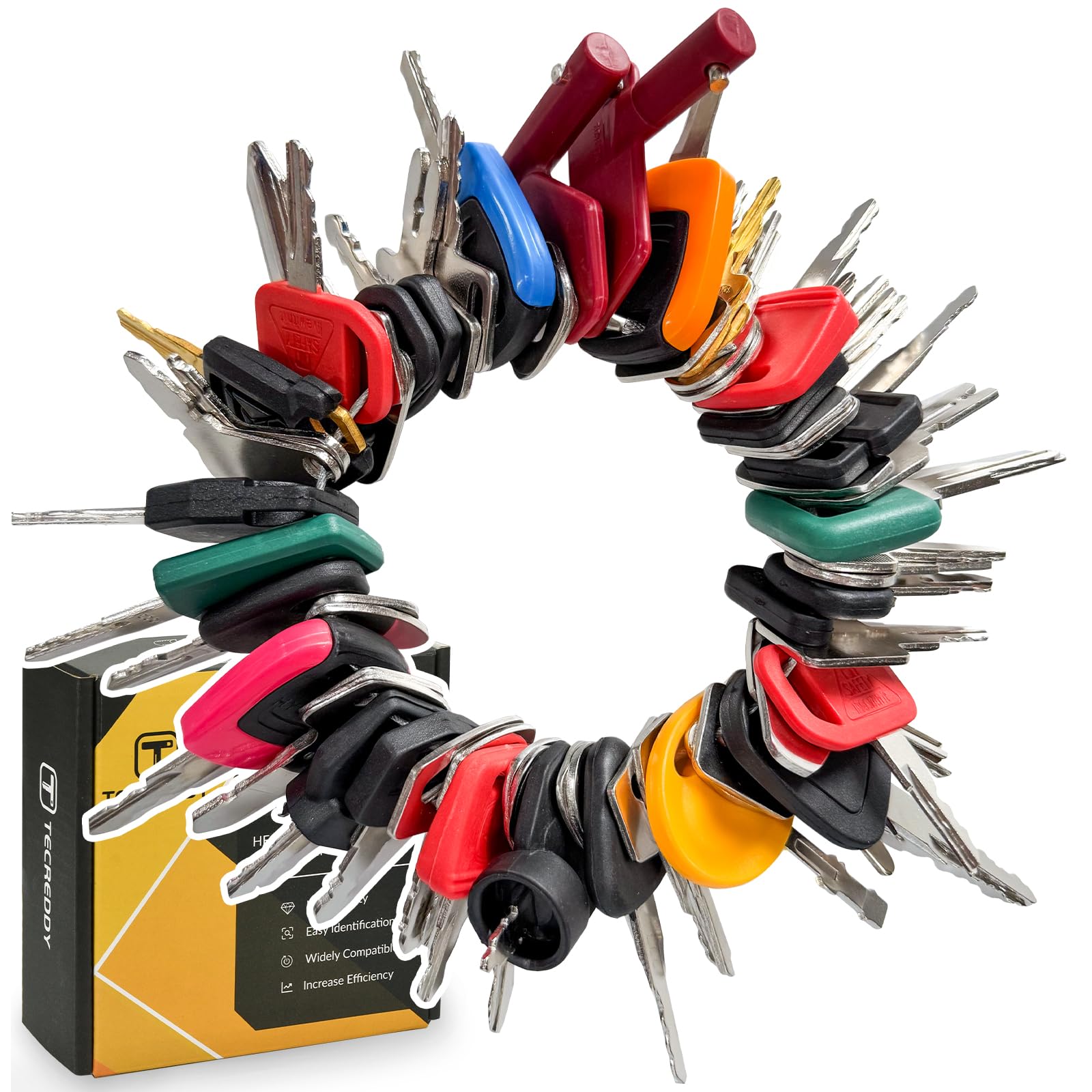 70 Heavy Equipment Keys Master Set, Machine Keys