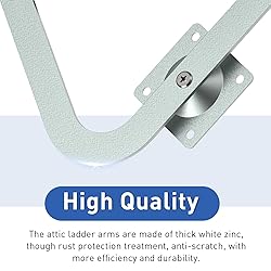 GRONGU 55-2 Attic Ladder Hinge Arms,Pull Down Attic