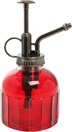 Amazon Com Mygift Vintage Style Red Transparent Glass Water