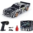 TOUCAN RC HOBBY 1:43 Remote Control Mini Drift Car Race Car Toy Radio Lights Traffic Safety Cone Camouflage Without a Gyro