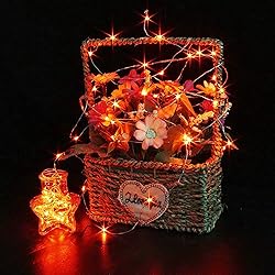 JMEXSUSS 2 Pack Orange Halloween Fairy