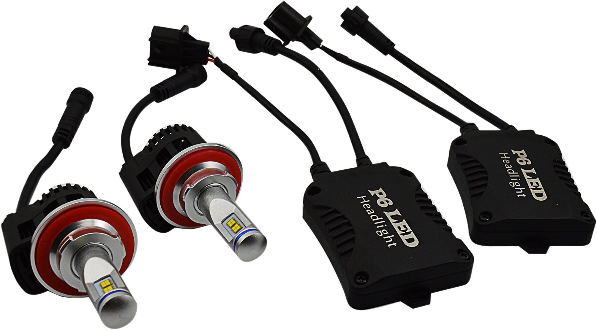 LEDONLY 110W 10,400LM Adjustable Focus Length H13 LED Headlight Bulbs Conversion Kit Super Bright 6000K 2yr Warranty Latest Upgraded Version