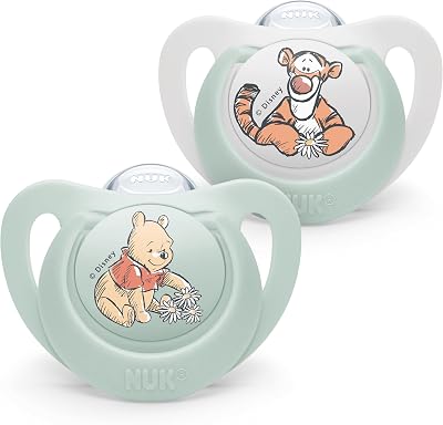 NUK Star Baby Dummy 0-6 Months Winnie The Pooh Case 2 Count BPA-Free