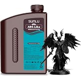SUNLU Upgraded 2000G ABS Like Resin for 3D Printer, 405nm UV-Curing Resin LCD/DLP/SLA 3D Printers, 3D Printer Resin Fit Most Brand, Black 2kg