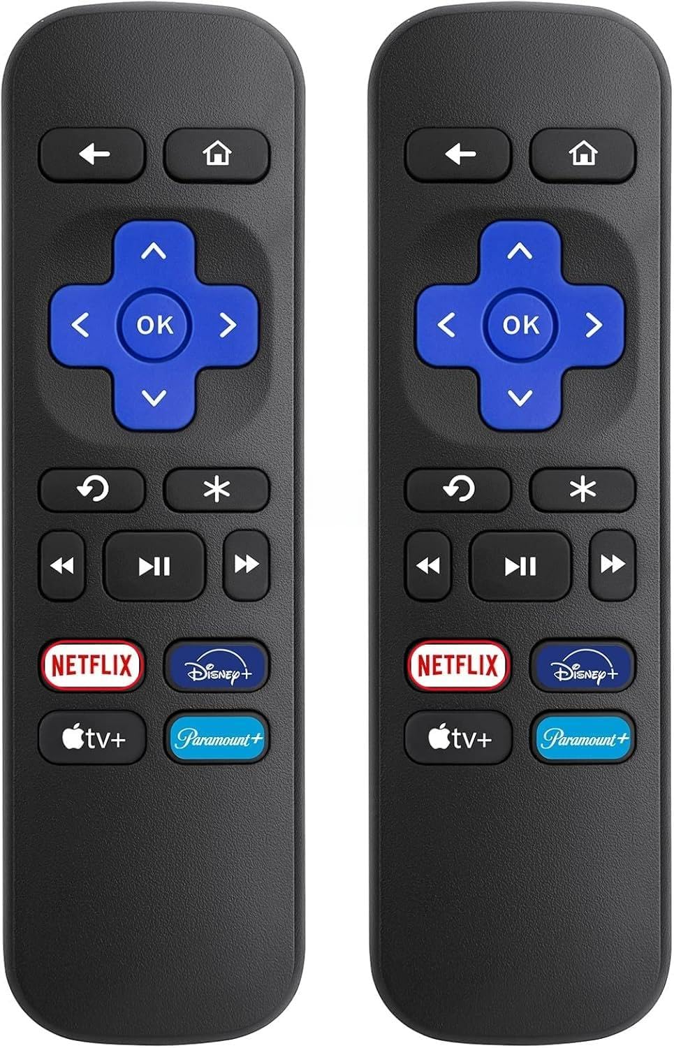 Photo 1 of ?Pack of 2? Suitable for Roku Remote Replacements-Compatible with Roku Box, Roku Player, Roku Express, Roku Premiere, Roku 1/2/3/4(NOT for Any TVs or Sticks)