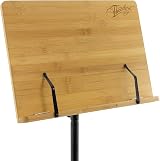 Theodore Bamboo Music Stand Orchestral Desk Stand with Tripod Base view 2