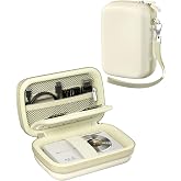 ProCase Digital Camera Case for KODAK Pixpro, Compact Travel Bag -Cream | Vlogging Camera for CAMKORY/Lecran/Lecnippy/Froitx/aycy/FJFJOPK/KODAK PIXPRO FZ55/FZ45 4K, Mesh Pocket for Batteries, SD Card