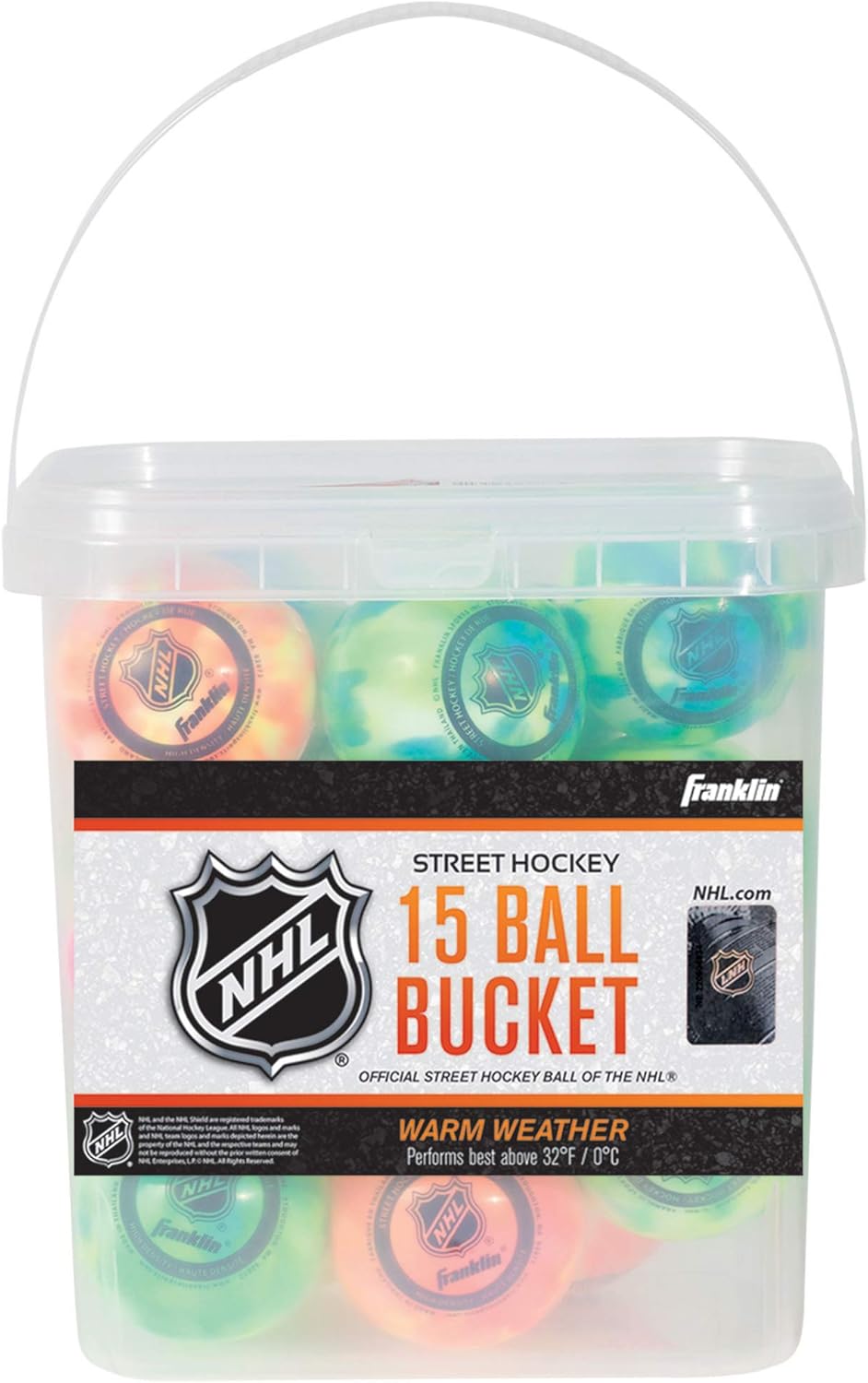 Franklin Sports Street Hockey Balls - Outdoor NHL Hockey Balls - Low Bounce : Sports & Outdoors