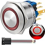 25MM Momentary Push Button Switch Self-Reset SPDT