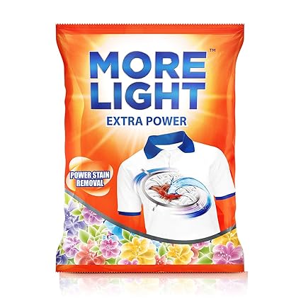 More Light Extra Power Detergent Powder, 4 kg