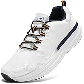 STQ Slip on Sneakers Women Orthopedic Walking Shoes for Plantar Fasciitis Relief Cushioned Sole Arch Support Breathable Non Slip Tennis Athletic Gym Workout Comfort Memory Foam Fashion Sneaker