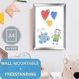 Clay Roberts A4 Silver Photo Frame – Modern Wall Mount Certificate Frame view 4