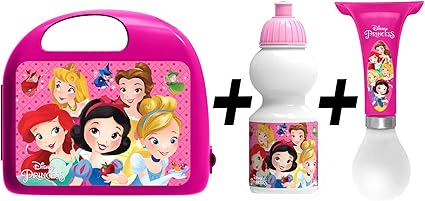 girls lunch box with bottle