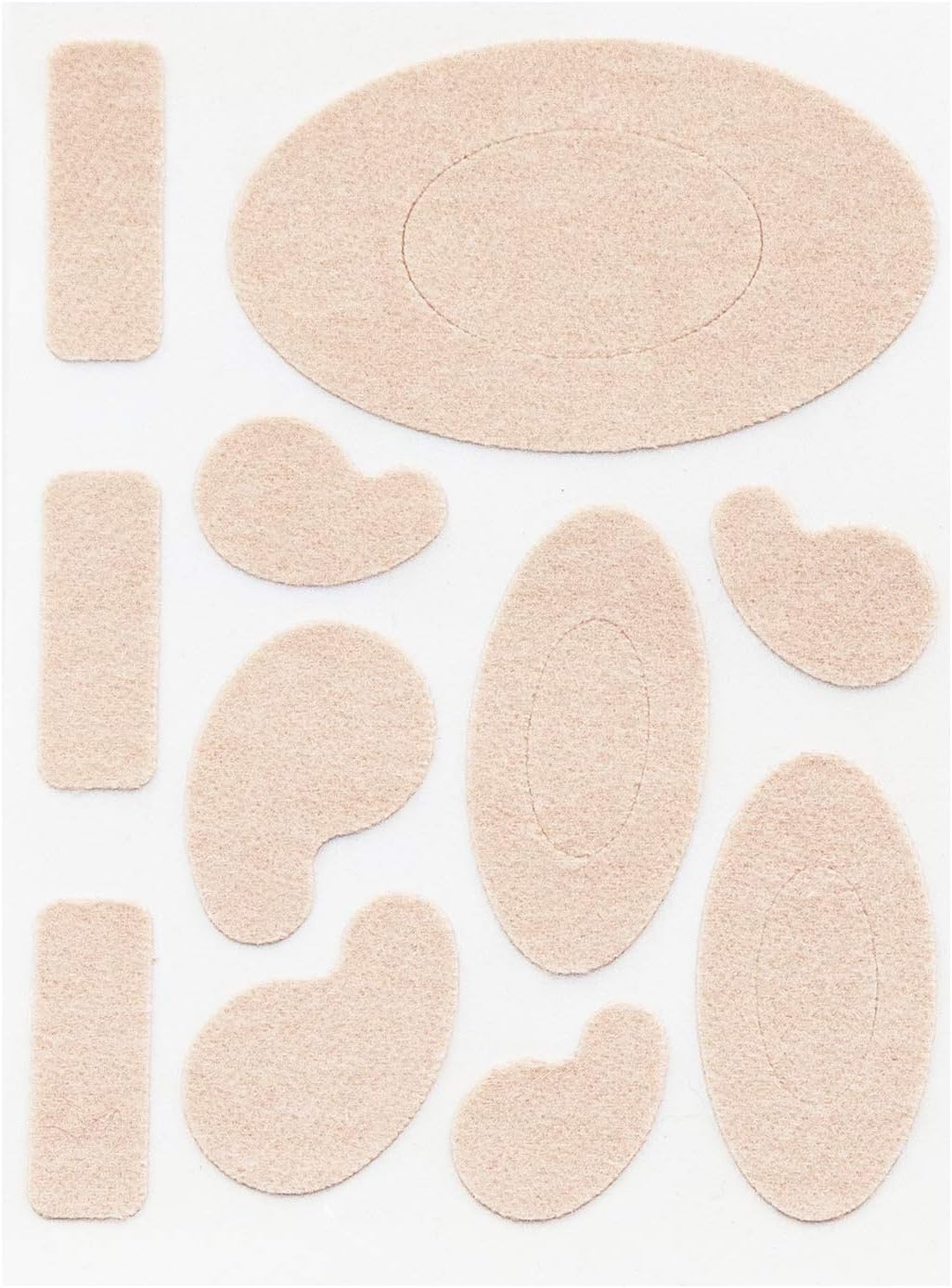 Moleskin Pre-Cut Patches - 10 Sheets of 11 Pieces: Health & Personal Care