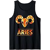 Aries Zodiac Sign Spring Fire Sign Iridescent Aries Tank Top