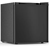 Electactic 1.7 Cu.ft Mini Fridge, Compact Refrigerator, Single Reversible Door, Ultra Quiet, Energy Efficient for Office, Dorm, Bedroom, Apartment, Black