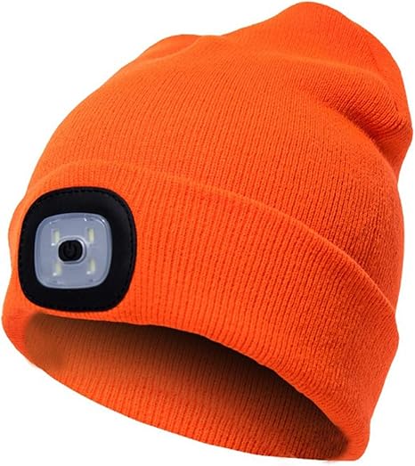 led light hat with usb charging