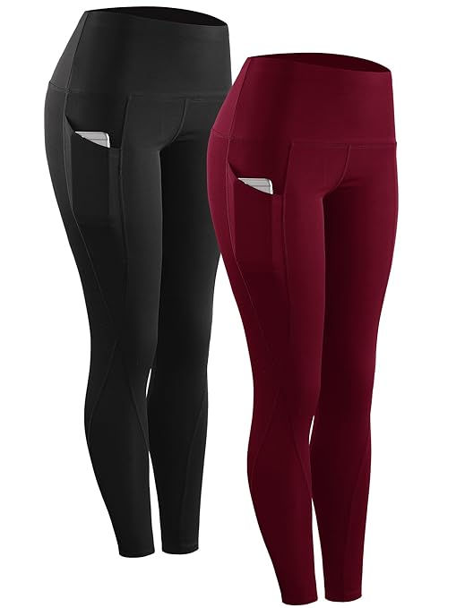 Neleus High Waist Running Workout Leggings