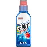 Shout Advanced Set-In Stain Scrubber Laundry Stain Remover, 8.7oz, (1-Pack) | Ultra Concentrated Dual Enzyme Gel with Built-in Brush for Tough, Deep Set-In Stains from Coffee, Wine, Food, Makeup &amp;More