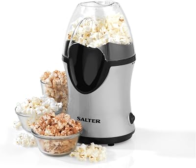 Salter EK2902 Electric Popcorn Maker 1200W No Oil 3 Minute Ready