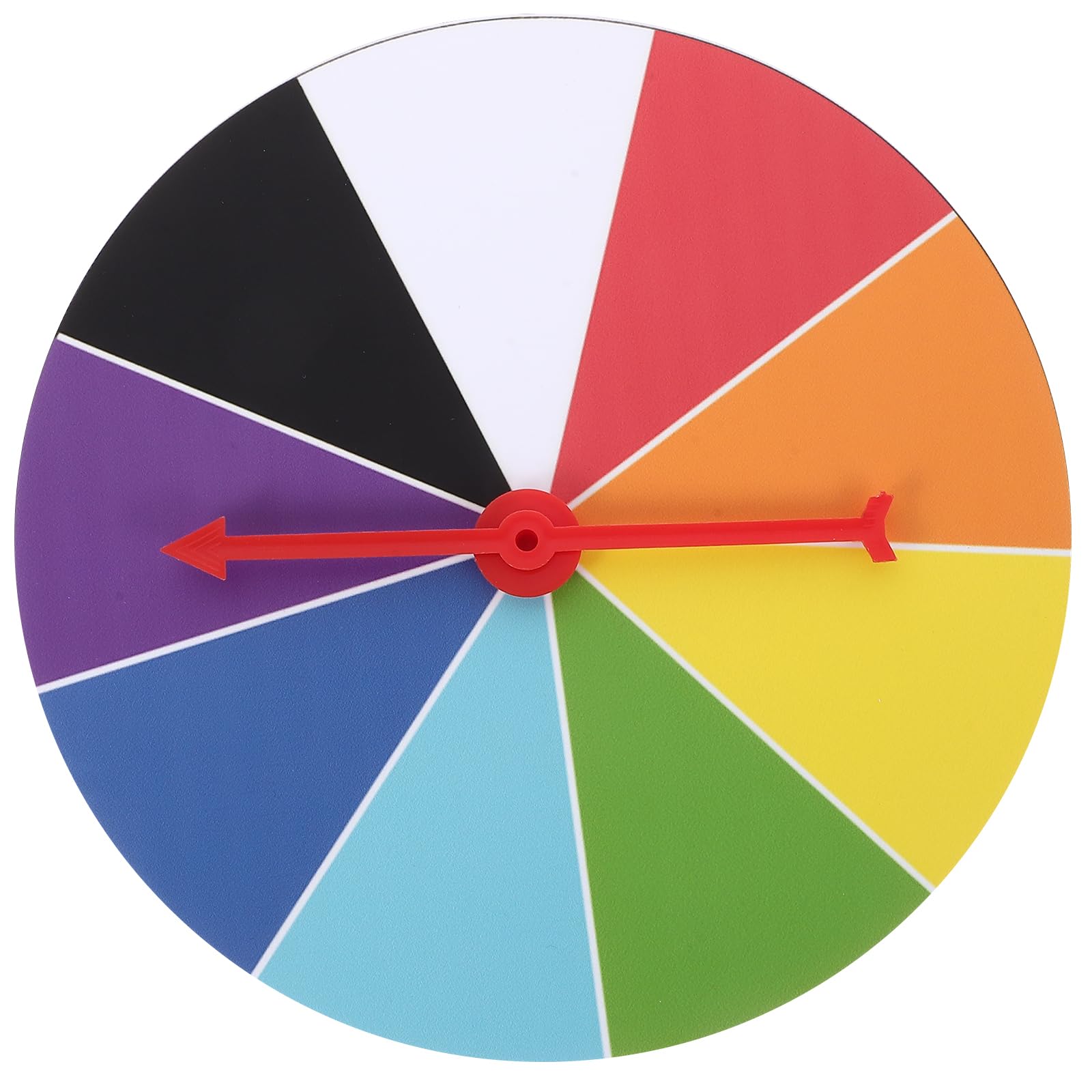 VALICLUD Whirl of Fun Prize Wheel: 20cm Spinning Prize Wheel Wall Prize Wheel Spinner for Carnival and Trade Show Win The Fortune Game Teaching Activity Props