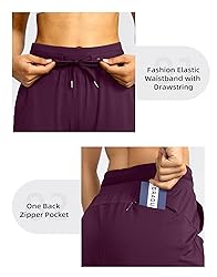 G Gradual Women's Joggers Pants with Zipper Pockets