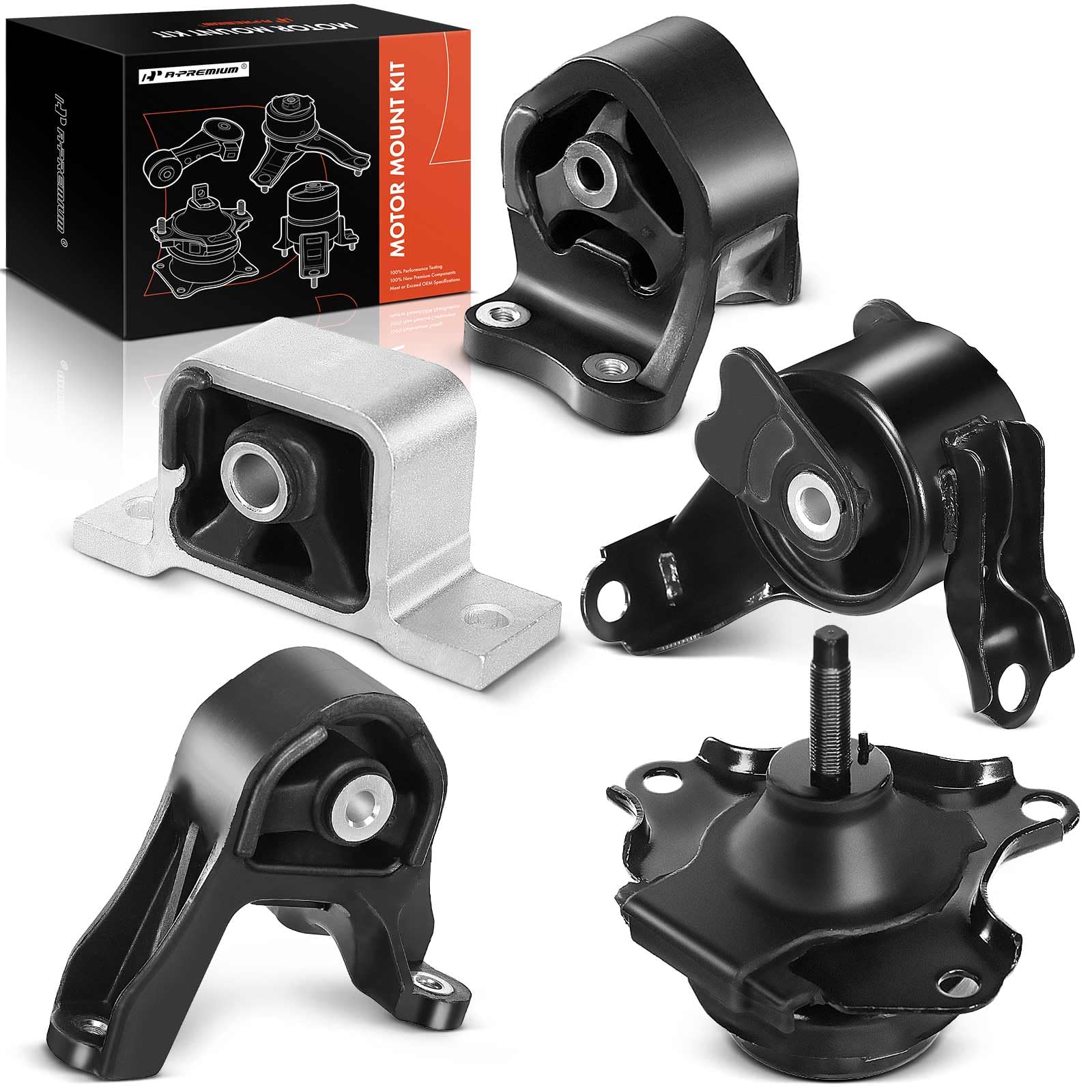 Photo 1 of A-Premium 5PCS Engine Motor Mount and Transmission Mount Set Compatible with Honda CRV 2002 2003 2004 2005 2006 L4 2.4L, 4WD Automatic Transmission