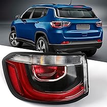 Amazon.com: Huray Left Outer Tail Light Fit for Jeep Compass 2017 