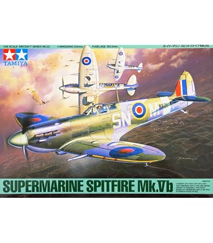 Amazon.com: Tamiya Models Supermarine Spitfire Mk.Vb Model Kit