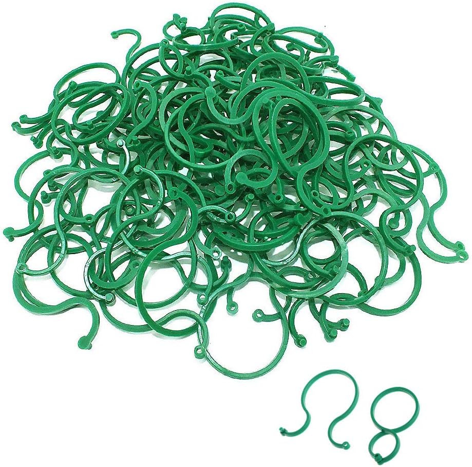 GARDENIX Pflanzen Clips 100 Stück - Klammern Für Tomaten, Gurken, Orchideen