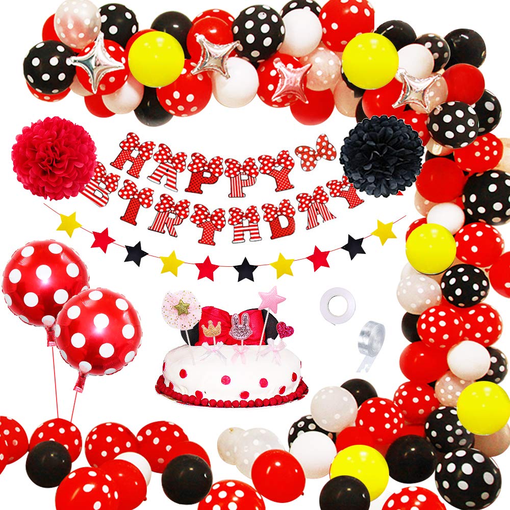 Buy APERIL 1st 2nd Birthday Decorations For Girls Party Supplies With