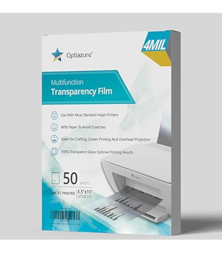 Overhead Projector Film Roll - 10.25 Inch X 50 Feet Clear Acetate