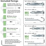 Brackit Plasterboard Fixing 88 Piece Wall Anchor Set with Tool Gun Case view 3