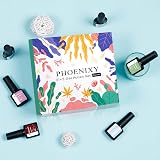 Phoenixy Gel Nail Polish Set 24pcs 21 Colours Base Top Coat Matte Glossy Finish view 2