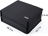 LIOVODE DVD Case 200 Discs 100 Booklets Storage Organizer Black view 6