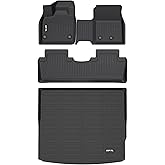 AIPOIL® Floor Mats & Cargo Liner Set for 2023 2024 2025 Nissan Ariya All Weather Protection TPE Anti-Slip Automotive Full Set Custom Car Mats Accessories - Black