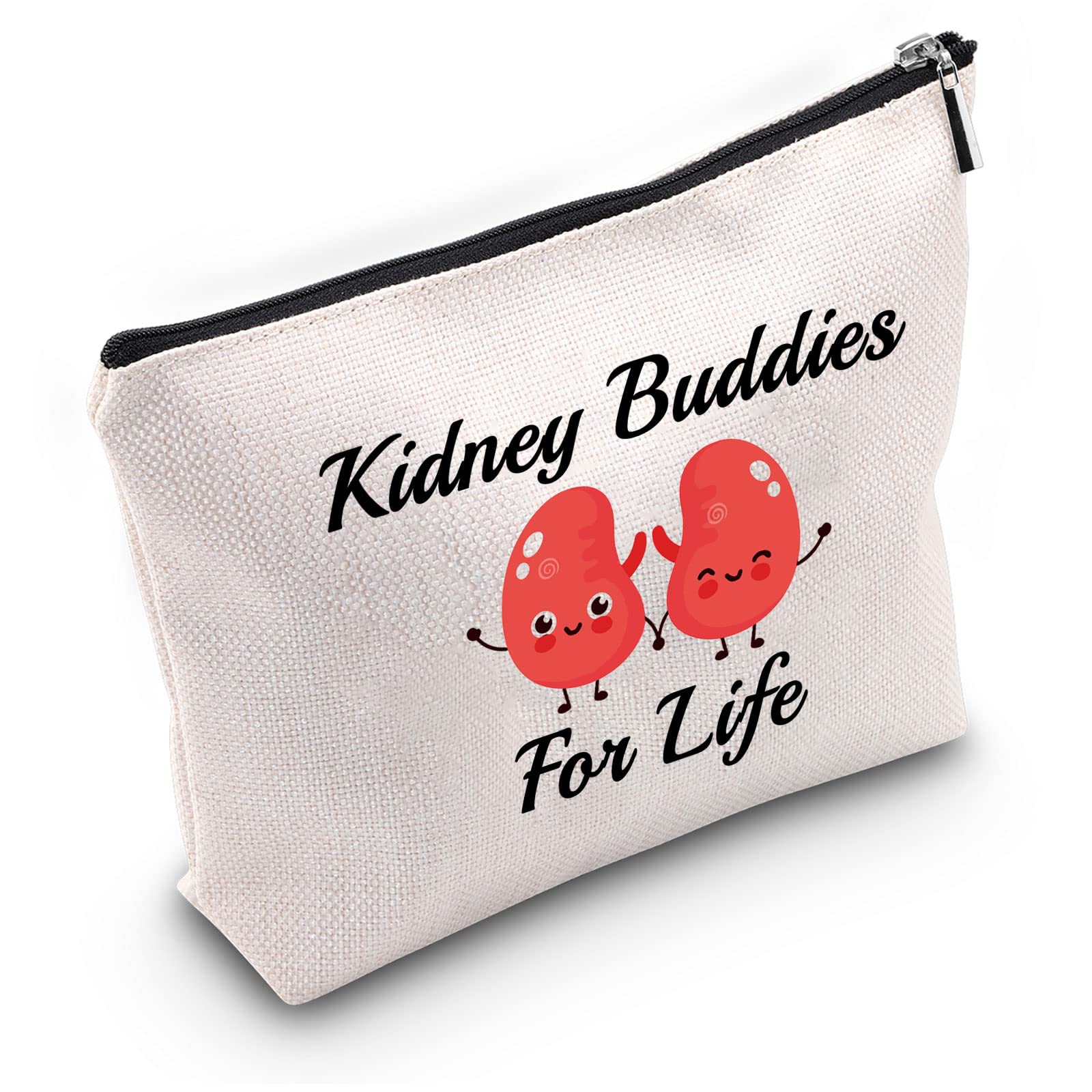 LEVLO Funny Donor Recipient Gifts Kidney Buddies For Life Makeup Bags Kidney Transplant Patient Gifts, Kidney Buddies For Life